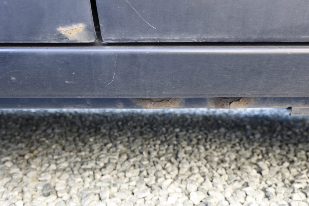 ボディも錆を放置していると少しずつ広がっていきます